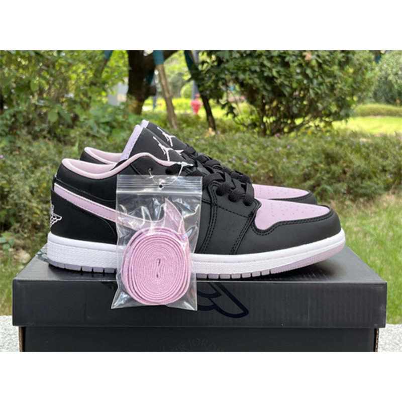 Jordan Air Jordan 1 Low Black And Pink