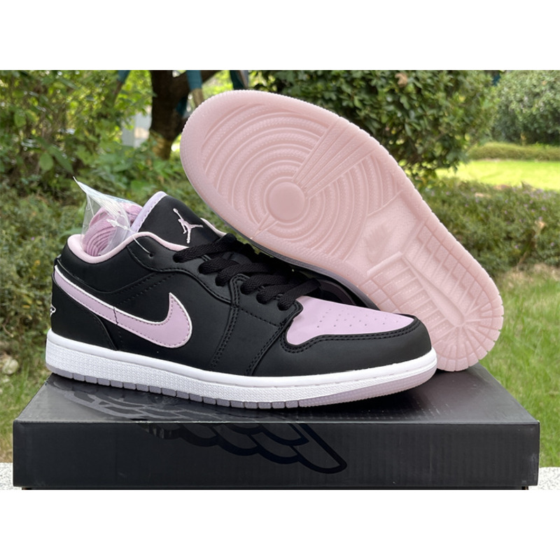 Jordan Air Jordan 1 Low Black And Pink