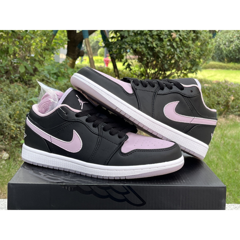 Jordan Air Jordan 1 Low Black And Pink