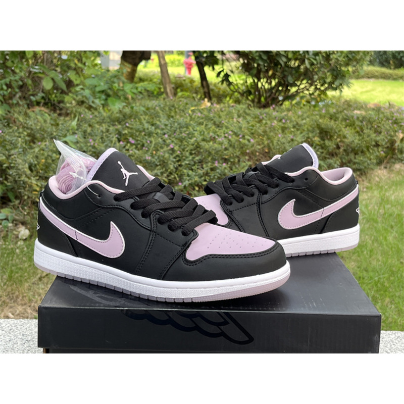 Jordan Air Jordan 1 Low Black And Pink