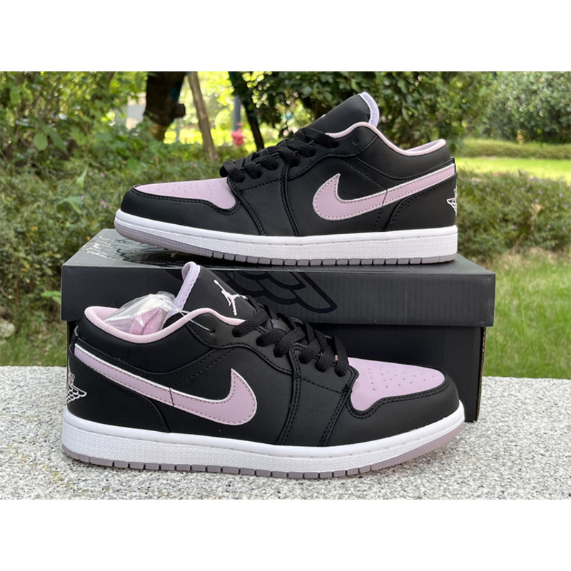 Jordan Air Jordan 1 Low Black And Pink