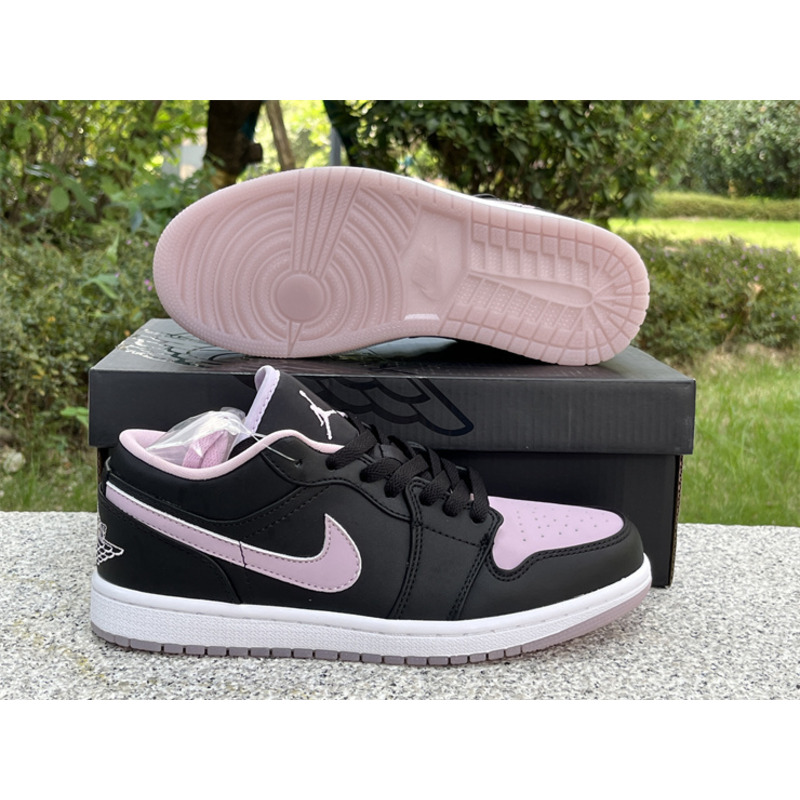 Jordan Air Jordan 1 Low Black And Pink