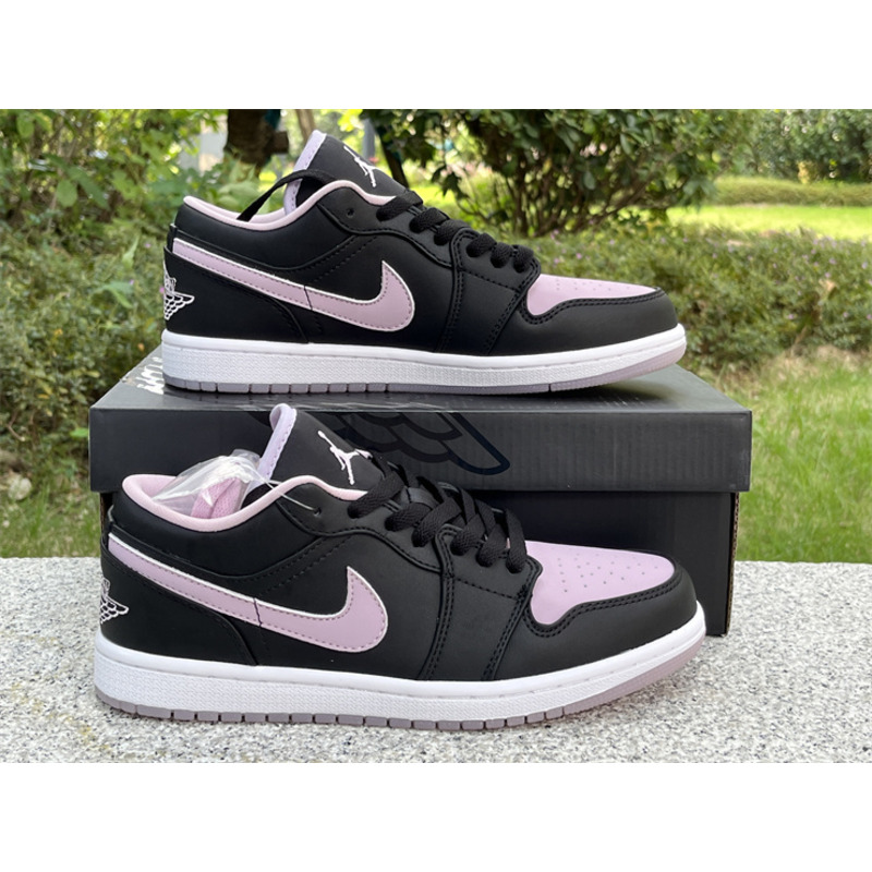 Jordan Air Jordan 1 Low Black And Pink