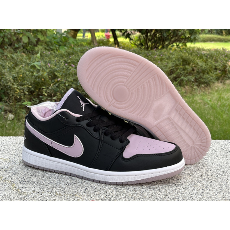 Jordan Air Jordan 1 Low Black And Pink