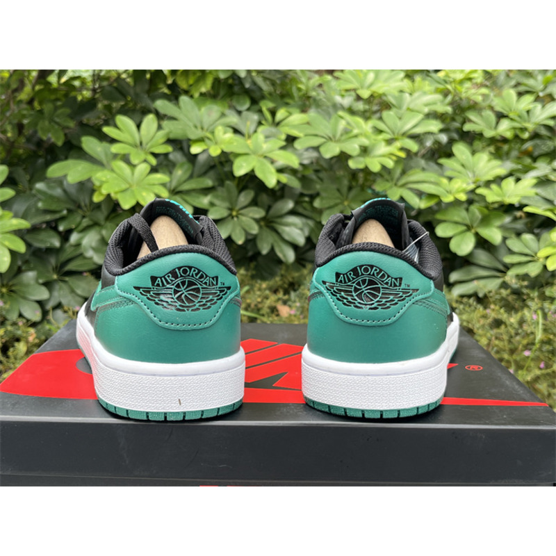 Jordan Air Jordan 1 Low Black And Green