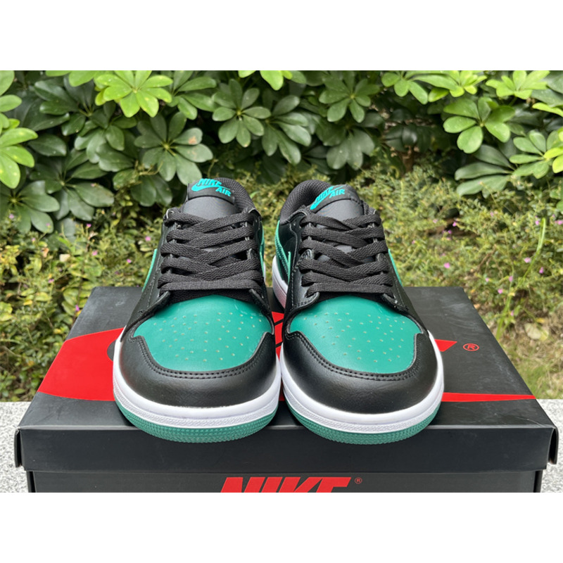 Jordan Air Jordan 1 Low Black And Green