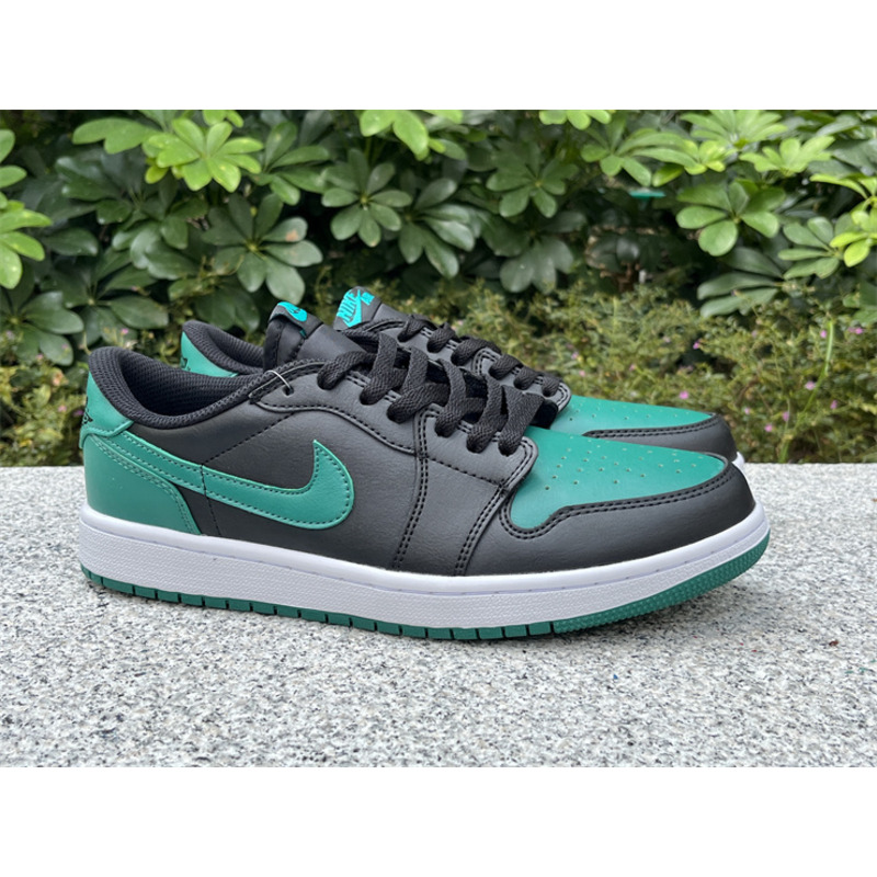 Jordan Air Jordan 1 Low Black And Green