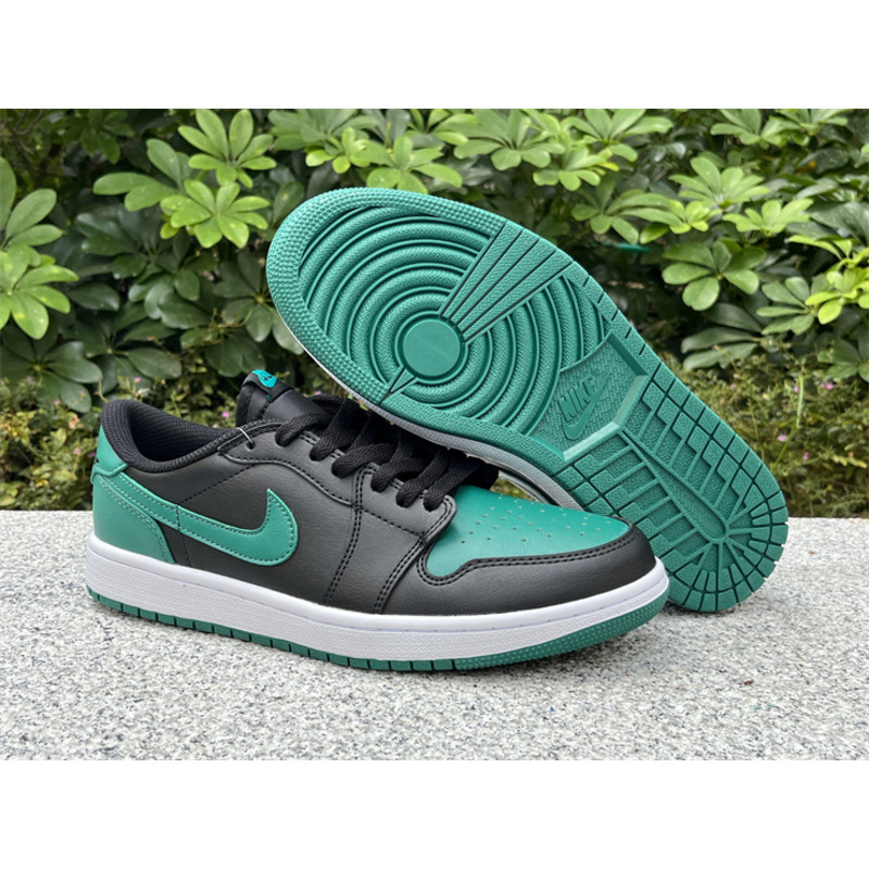 Jordan Air Jordan 1 Low Black And Green