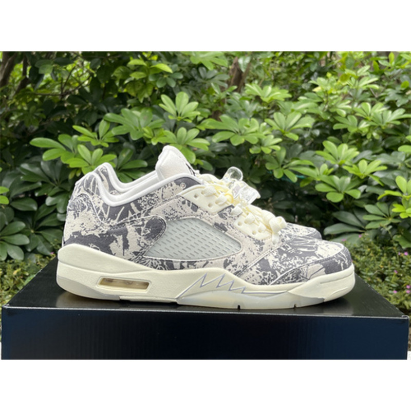 Air Jordan 5 Retro Low WMNS “ Expression” Sneakers Coconut Milk White