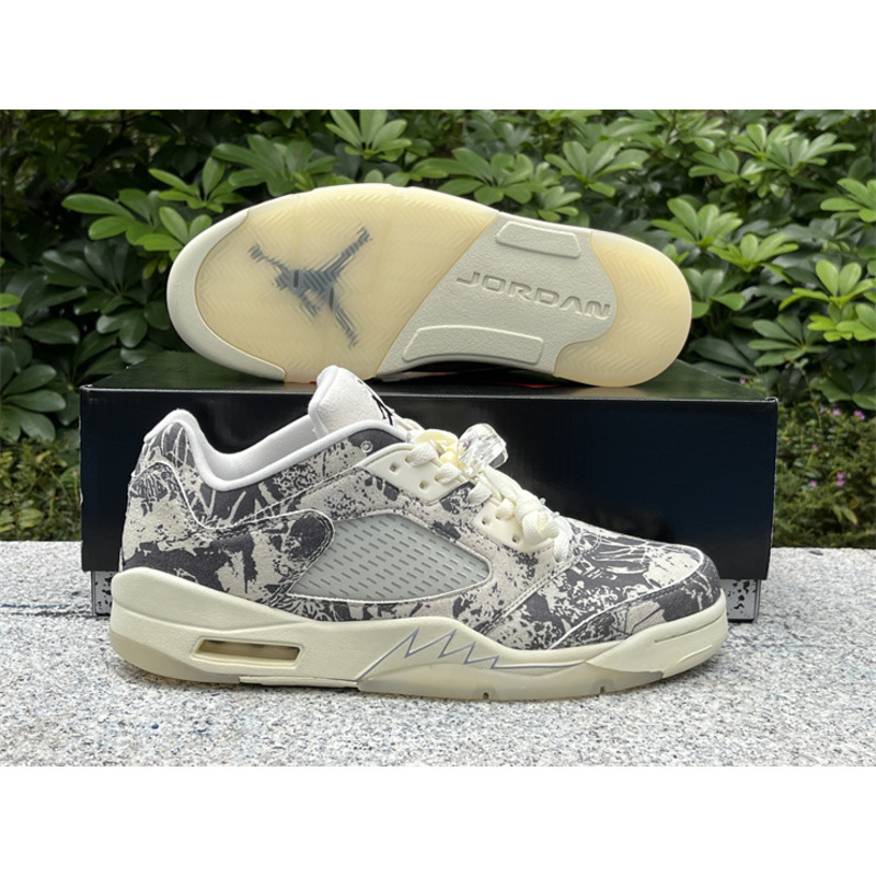 Air Jordan 5 Retro Low WMNS “ Expression” Sneakers Coconut Milk White