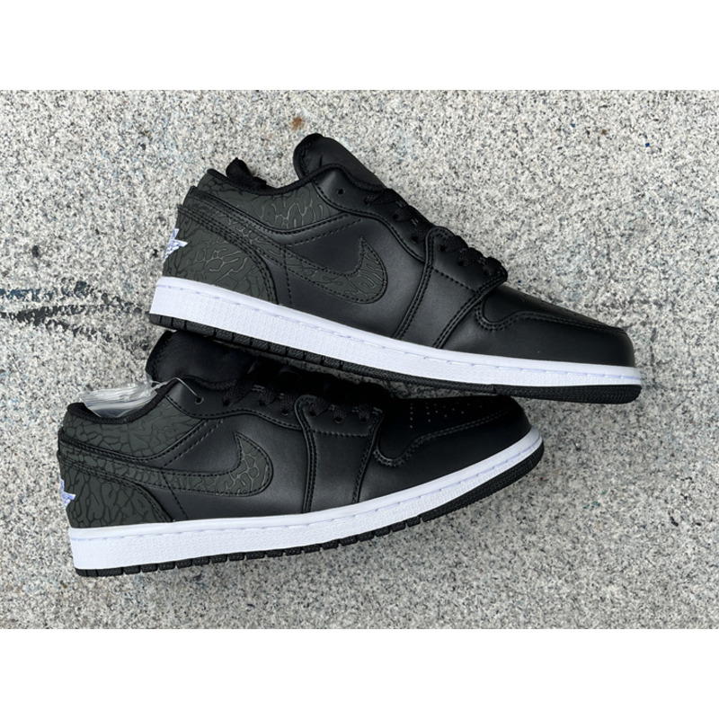 Air Jordan1 Low Se Men – Off Noir Sneakers Black-White