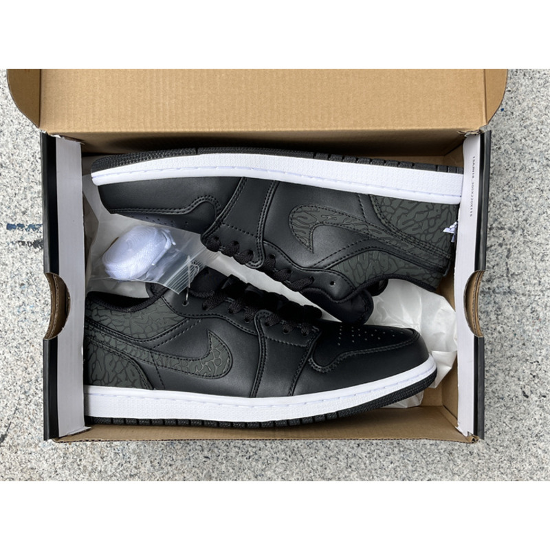 Air Jordan1 Low Se Men – Off Noir Sneakers Black-White