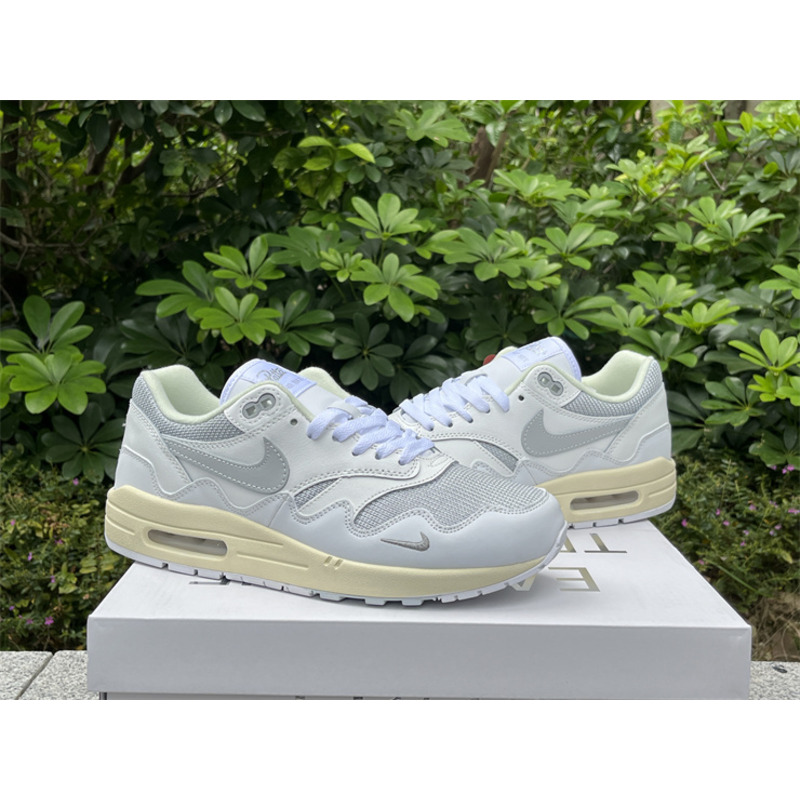 Nike Patta x Air Max 1 Noise Aqua Retro Sneaker Gray Blue