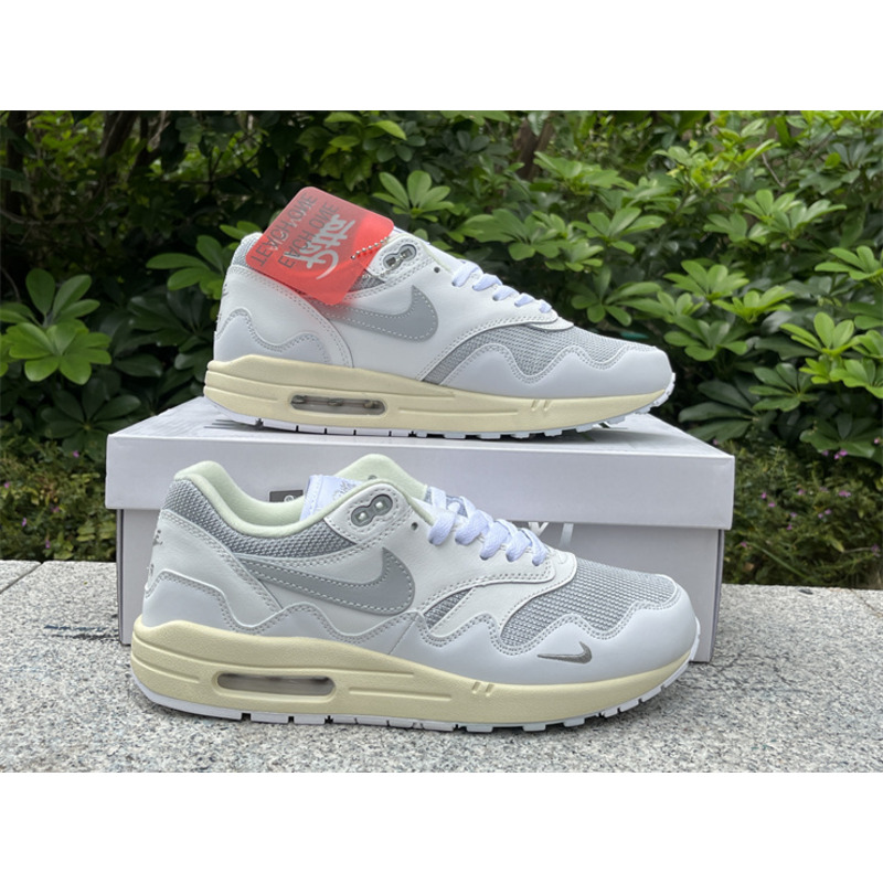 Nike Patta x Air Max 1 Noise Aqua Retro Sneaker Gray Blue