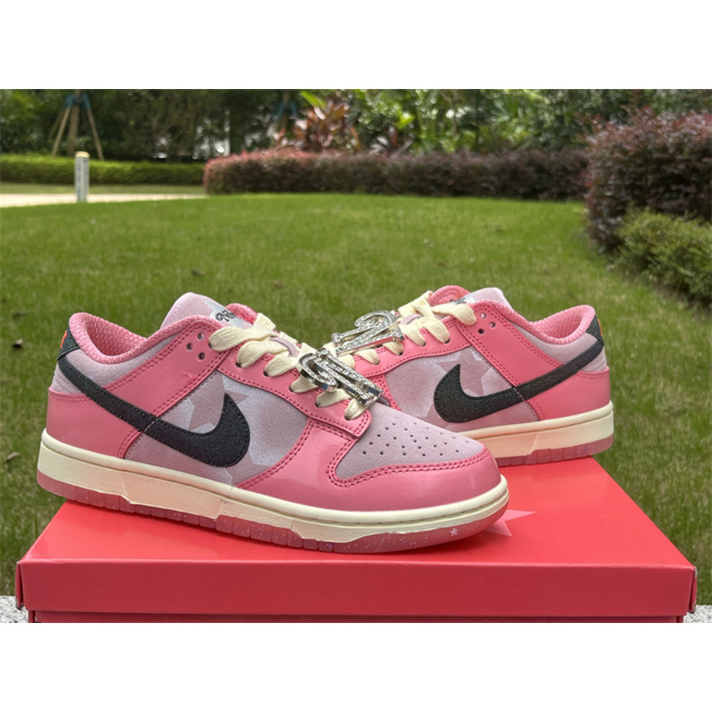 Nike Dunk Low “Barbie\" Sneaker Pink And Black