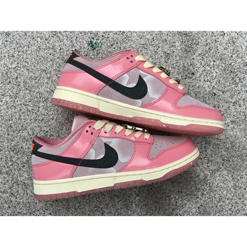 Nike Dunk Low “Barbie\" Sneaker Pink And Black