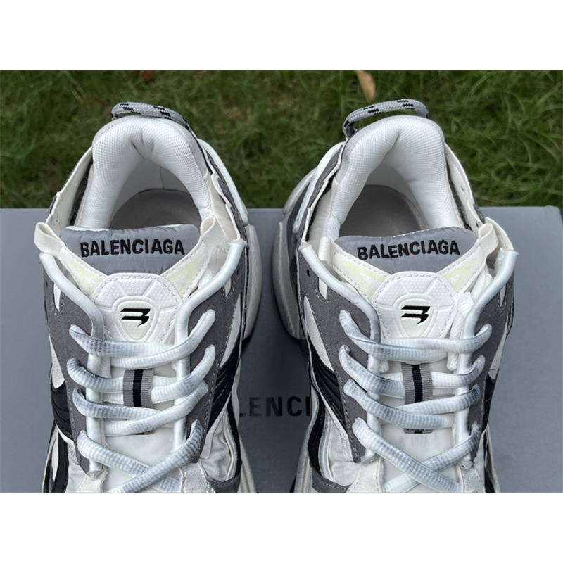 Ba*len*cia*ga runner patchwork sneakers grey/white