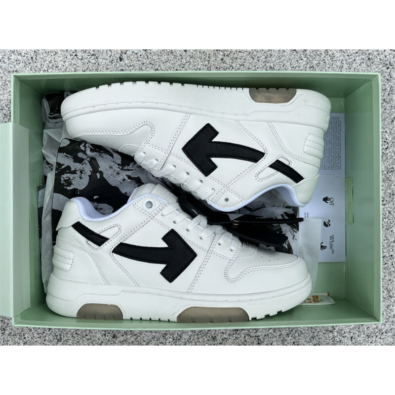 Off White Out Of Office Lace-Up Sneakers White