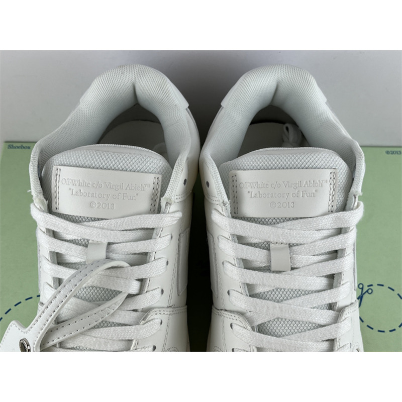 Off White Out Of Office Lace-Up Sneakers White