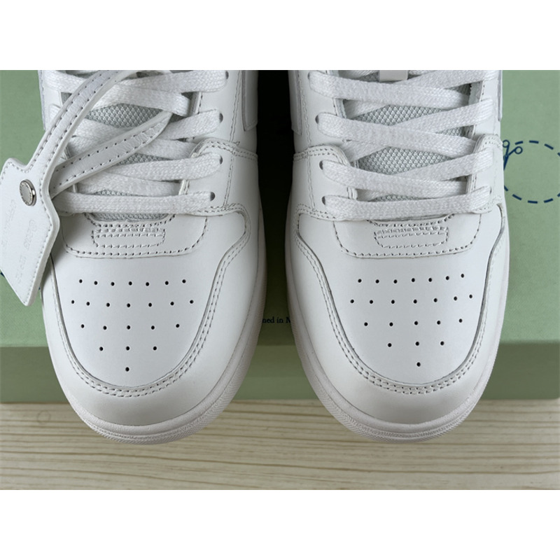 Off White Out Of Office Lace-Up Sneakers White