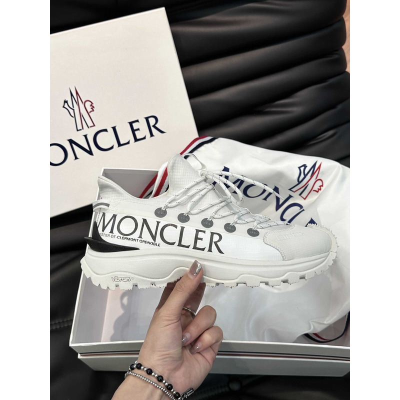 Moncler Trailgrip Lite 2 Low-Top Sneakers White