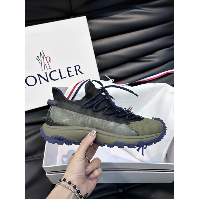 Moncler Trailgrip Lite 2 Low-Top Sneakers Green/Purple/Black