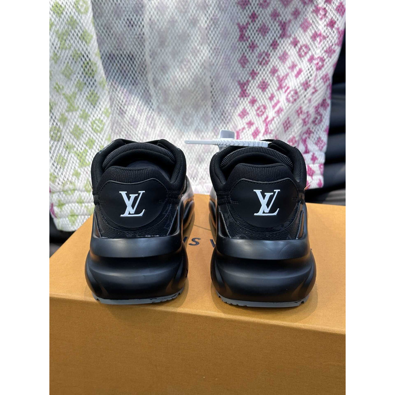 l**is V*t*n monagram x nike sneakers black