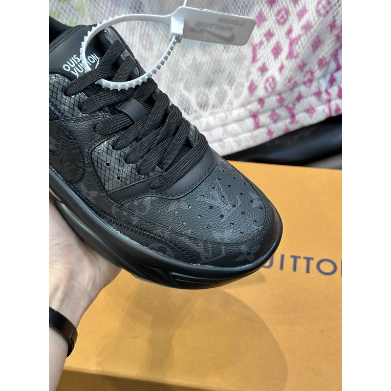 l**is V*t*n monagram x nike sneakers black