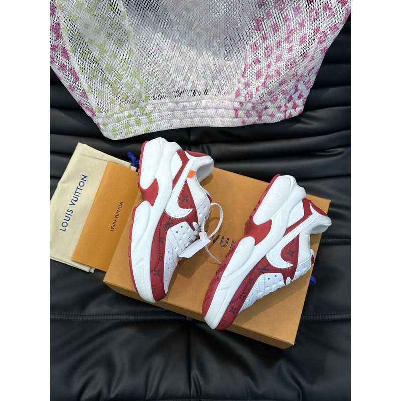 l**is V*t*n monagram x nike sneakers red