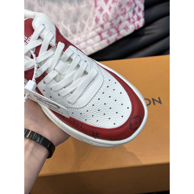 l**is V*t*n monagram x nike sneakers red