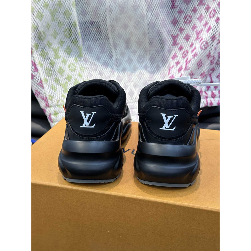 l**is V*t*n monogram x nike sneakers black