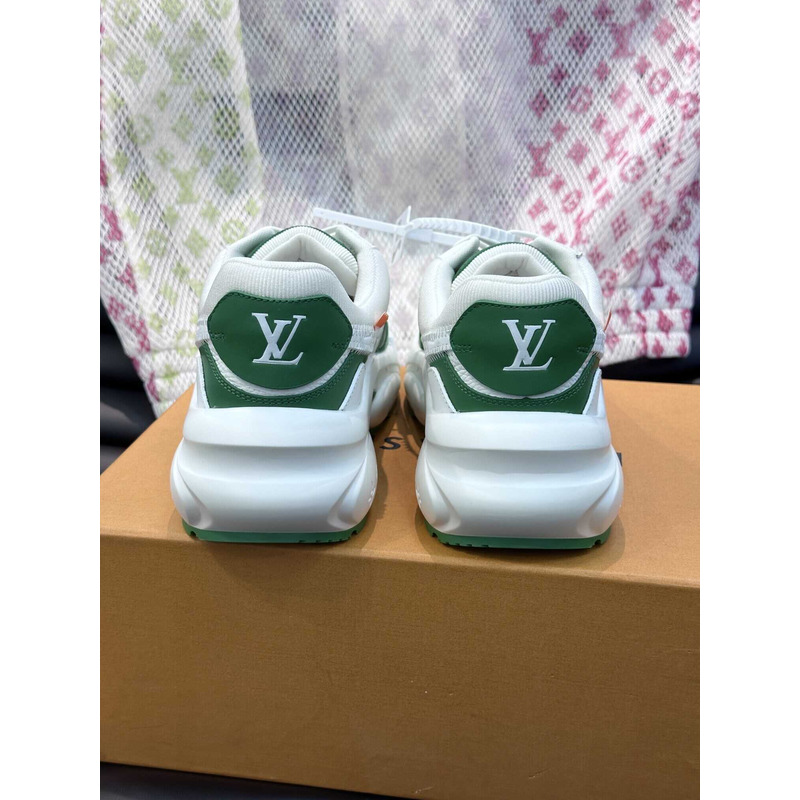 l**is V*t*n monogram x nike sneakers green