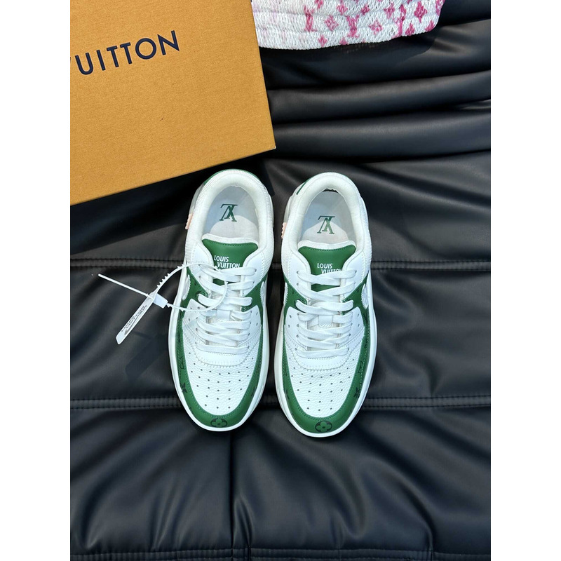 l**is V*t*n monogram x nike sneakers green