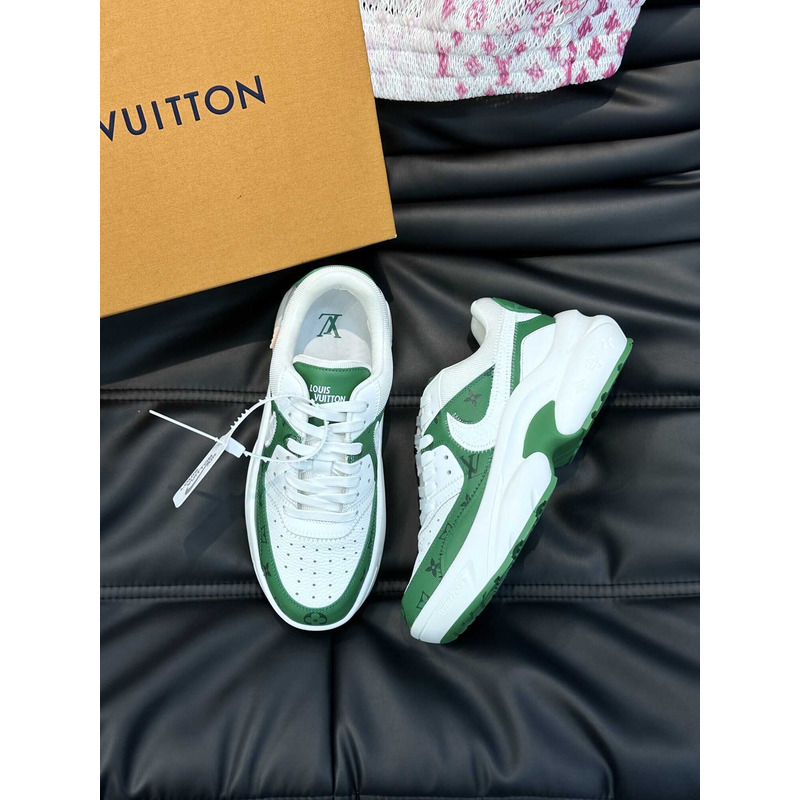 l**is V*t*n monogram x nike sneakers green