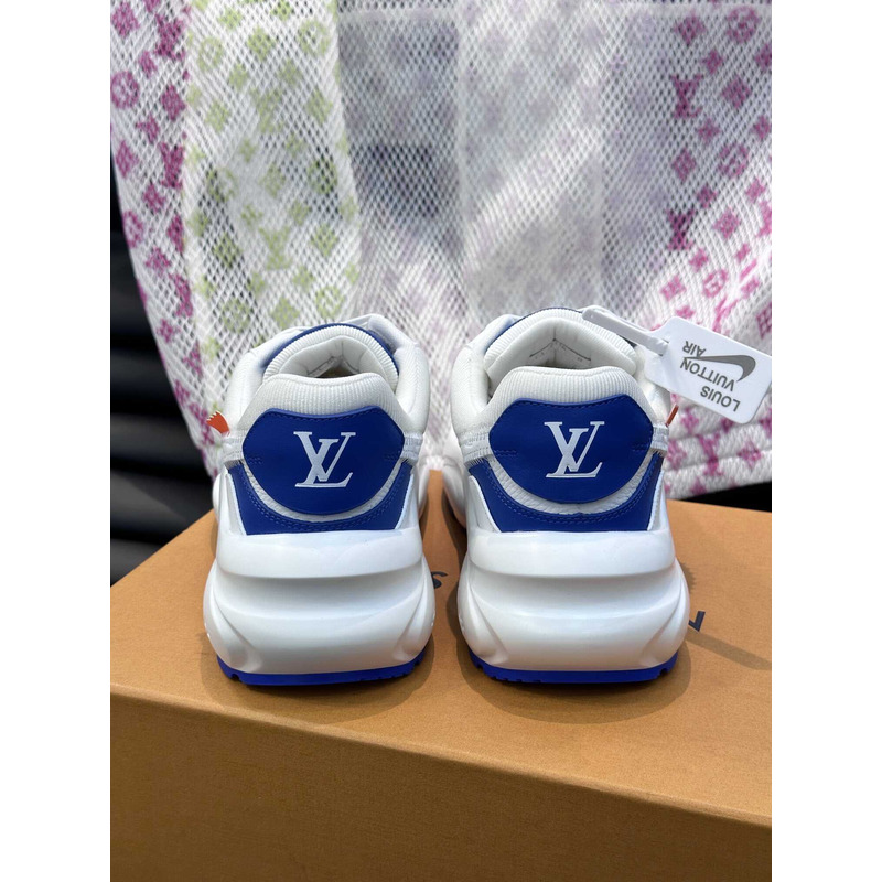 l**is V*t*n monogram x nike sneakers blue