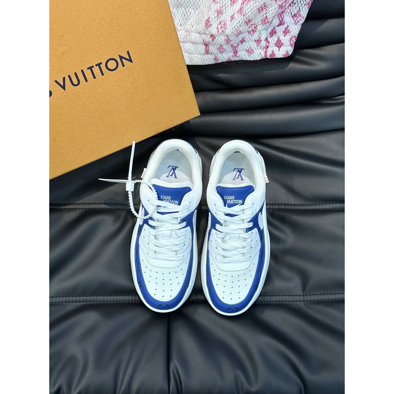 l**is V*t*n monogram x nike sneakers blue