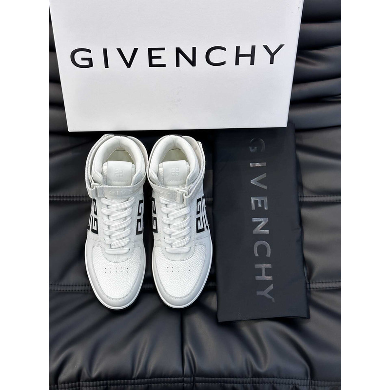 Givenchy G4 High Top Sneakers Black And White