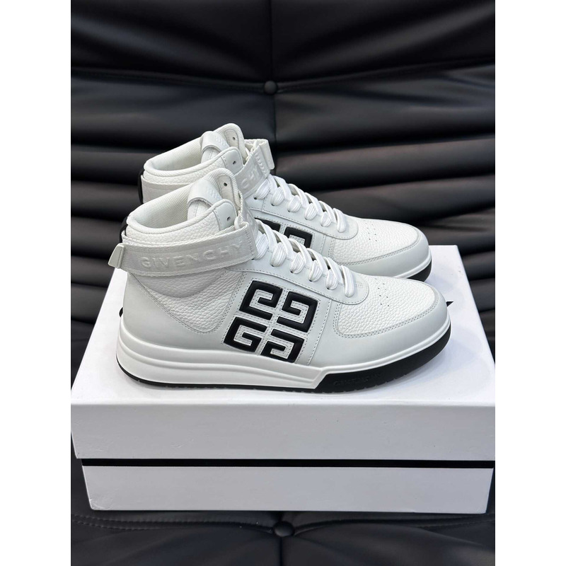 Givenchy G4 High Top Sneakers Black And White