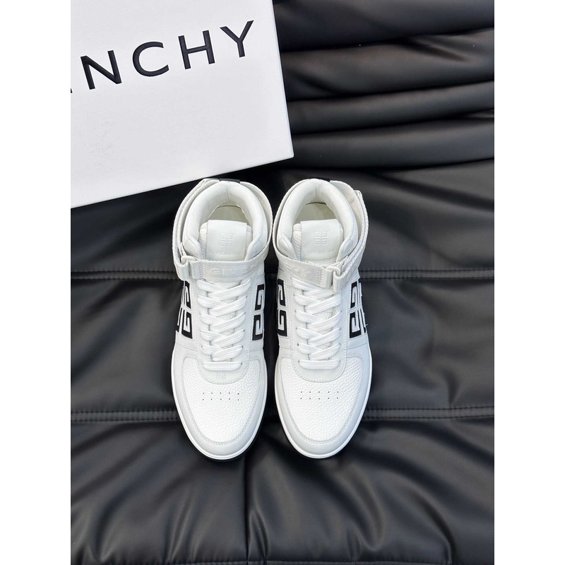 Givenchy G4 High Top Sneakers Black And White