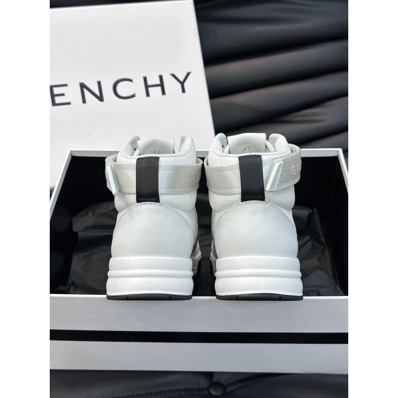 Givenchy G4 High Top Sneakers Black And White