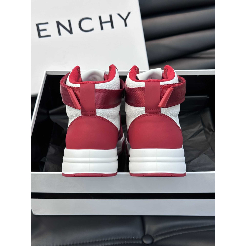 Givenchy G4 High Top Sneakers Red