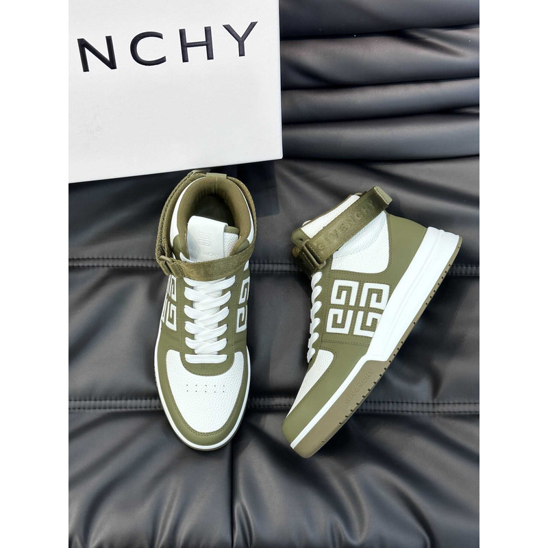 Givenchy G4 High Top Sneakers Green