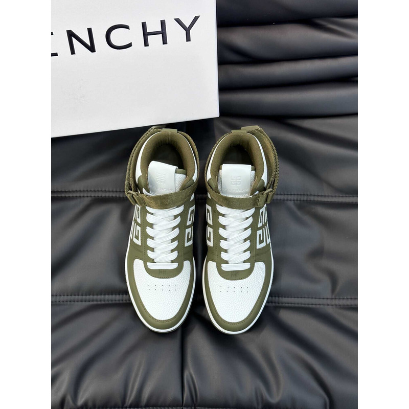 Givenchy G4 High Top Sneakers Green