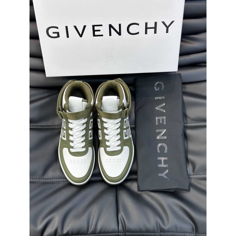 Givenchy G4 High Top Sneakers Green