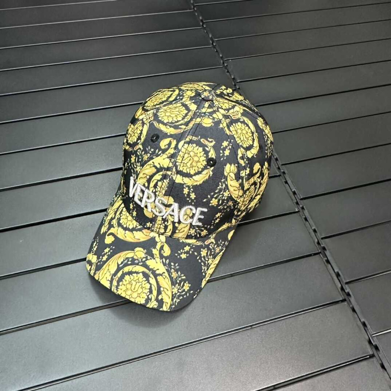 Versace Barocco Baseball Cap Yellow/Black