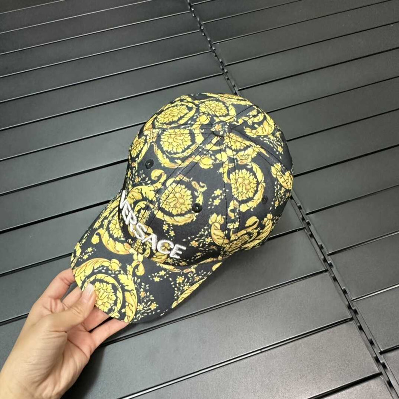 Versace Barocco Baseball Cap Yellow/Black