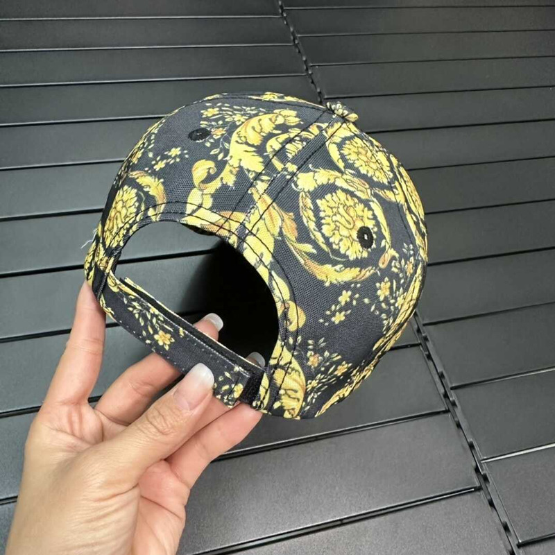 Versace Barocco Baseball Cap Yellow/Black