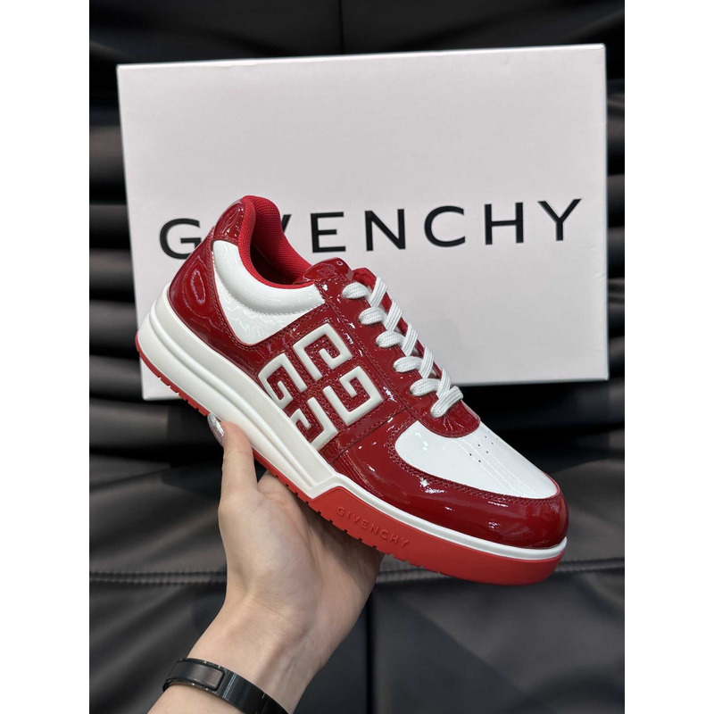 Givenchy G4 Low Top Sneakers Red