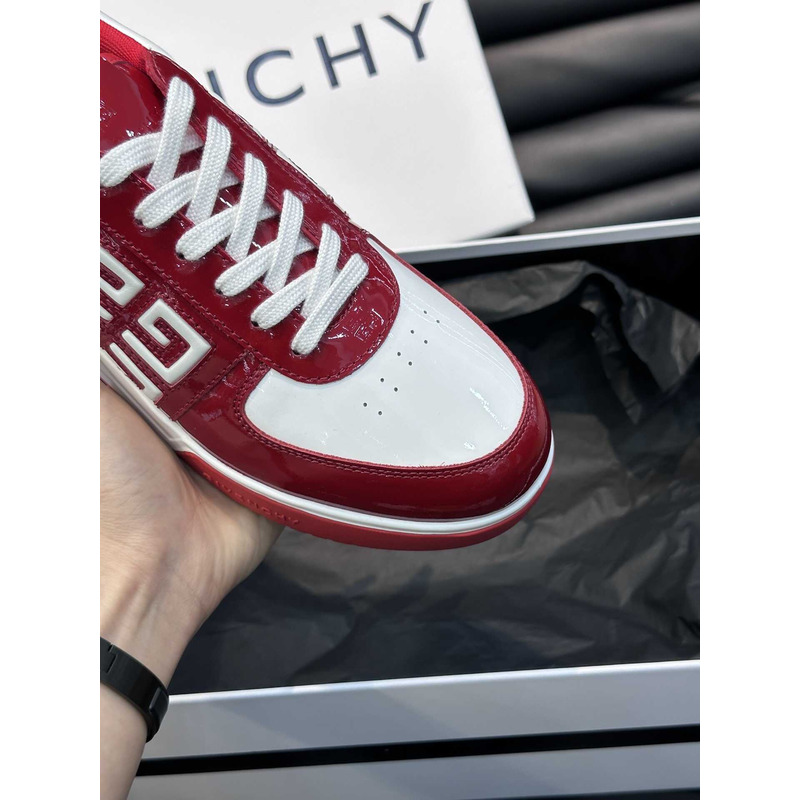 Givenchy G4 Low Top Sneakers Red