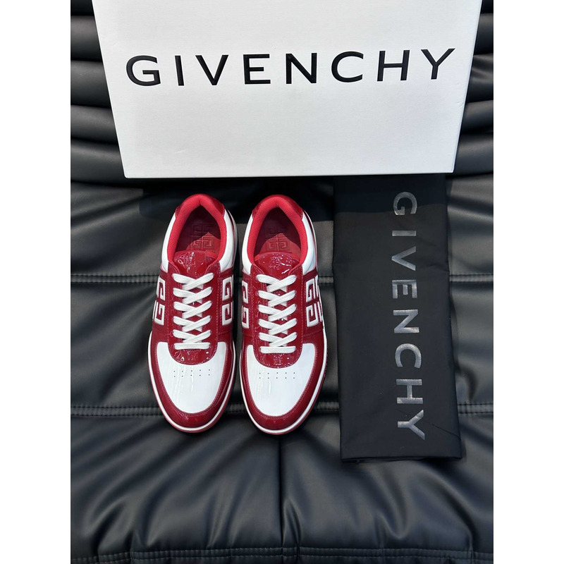 Givenchy G4 Low Top Sneakers Red